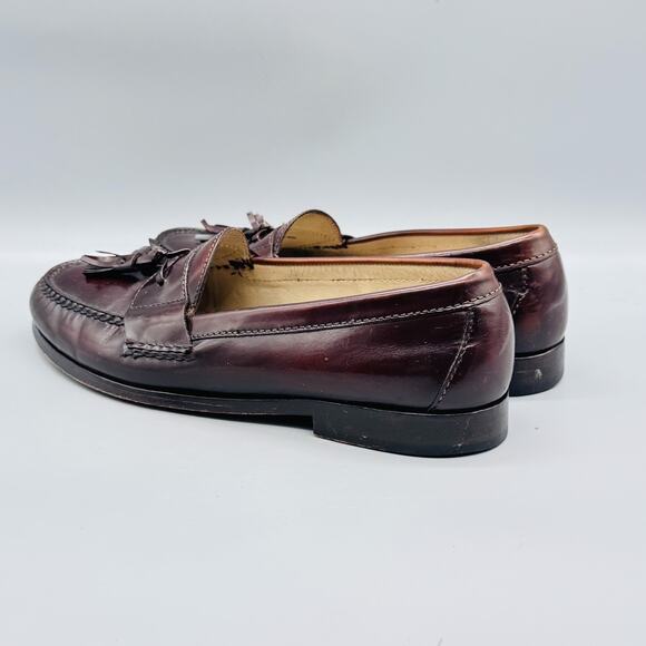 Cole Haan Shoes Mens 8.5 Brown Leather Tassel Loafers Moc Toe Dress Classic main image 7